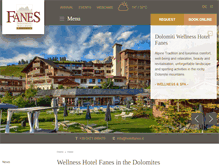 Tablet Screenshot of hotelfanes.it